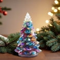 thumbnail image 1 of Arbre de Noël en Résine Décoration Mini Maison Ornements de Table de Noël, 1 of 6