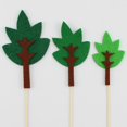 thumbnail image 3 of Coxeer Cake Topper Set Felt Plant Cute Cake Pick Cupcake Decoration Stick for Birthday, 3 of 10