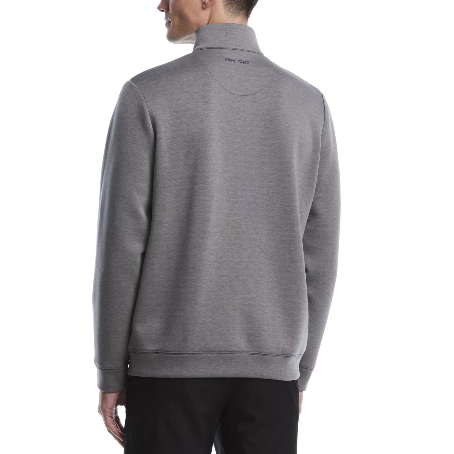 Pull de golf PGA Tour Course Essentials Melange 1/4 Zip pour homme