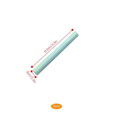 3pcs 12pcs Dustless White Chalks School Chalk Kids Drawing Pen Non-toxic School Office Chalk Learning Tool, Colorful