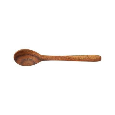 ZTTD 1 PCS Cuillères en Bois pour Miel, Petites Cuillères en Bois de 5,1 Pouces - Idéal pour Thé, Café et Soupe, Petite Cuillère de Service en Bois, Petites Cuillères à Soupe en Bois