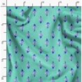 thumbnail image 2 of Soimoi Green Cotton Jersey Fabric Shells Ocean Fabric Prints By Yard 58 Inch Wide, 2 of 6