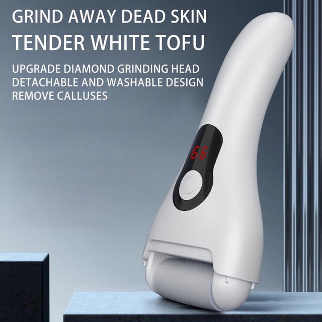 Festival Gift Naittoop Foot Callus Remover Kit Rechargeable Callous Removers 1 Grinding Heads Foot File Pedicure Tools Kit Feet Care
