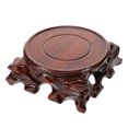 thumbnail image 1 of 1Set Small Wood Pedestal Stable Support Elegant Design for Teapot and Bonsai, 1 of 9