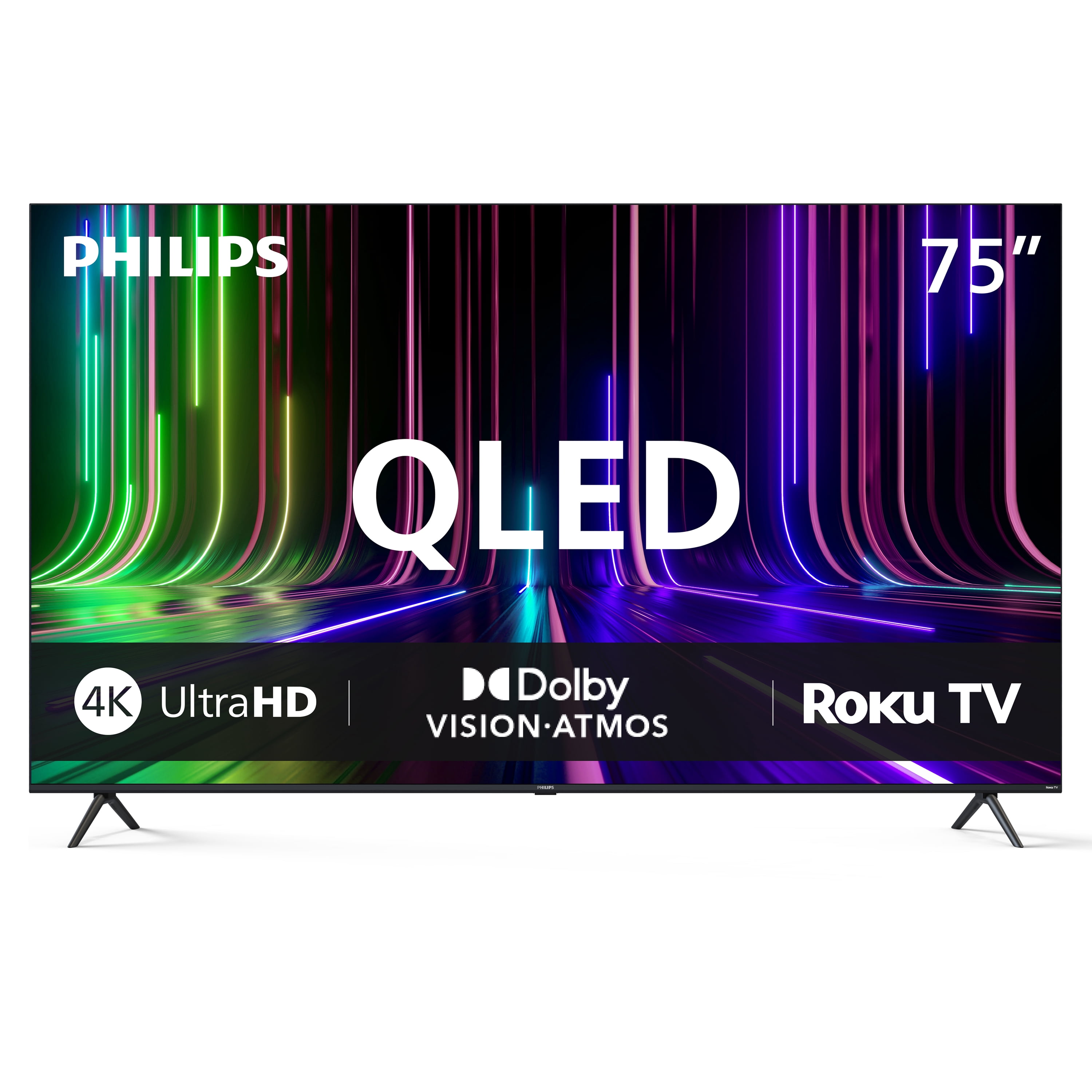 Philips 75" 4K UHD QLED, 7676 Series QLED TV, 75PQL7676/F6