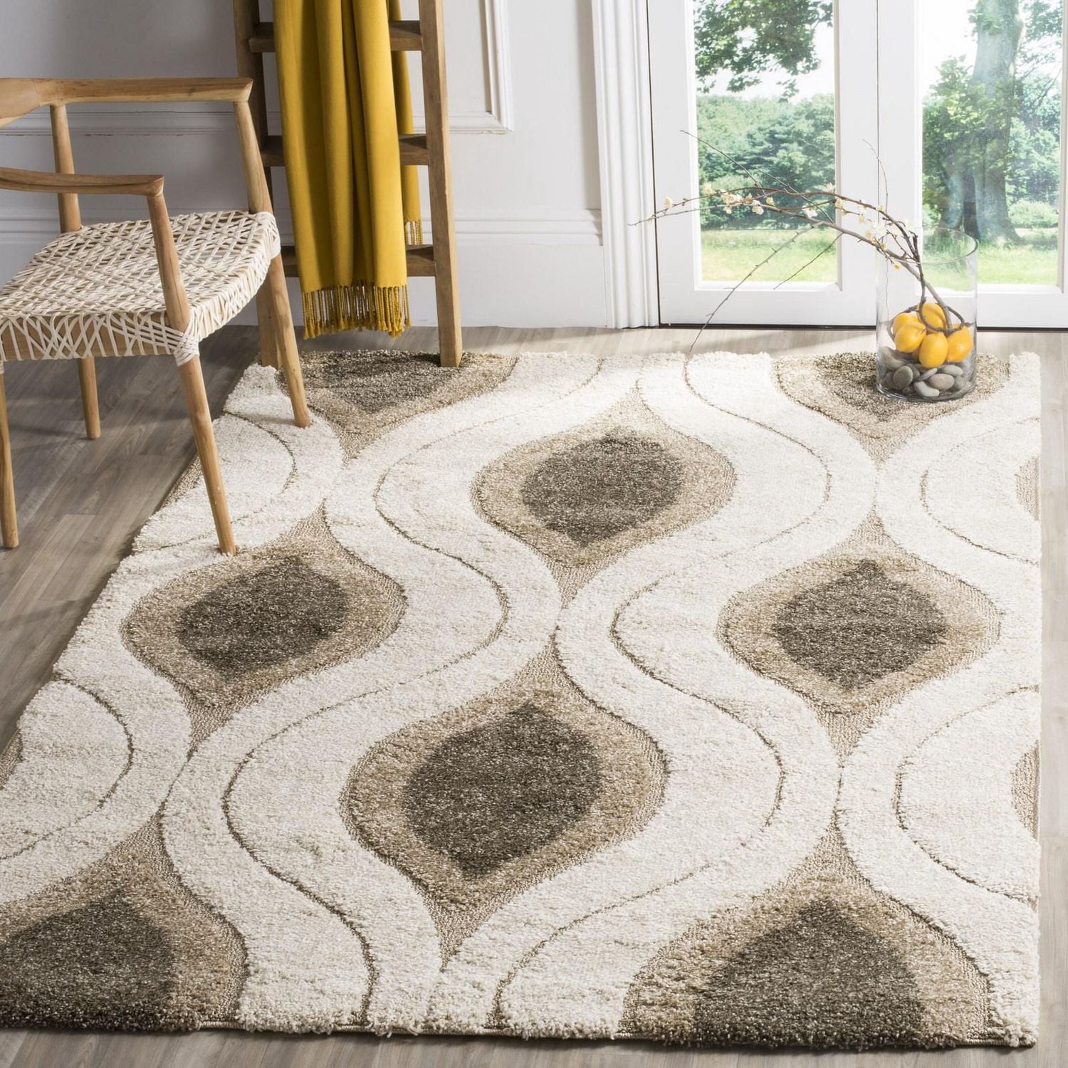 Safavieh Florida Declan Tapis Géométrique Shag