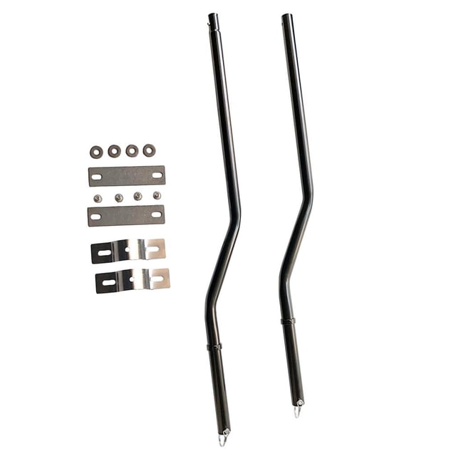 1 Set of Kayak Outrigger Stabilizer Arms Standing Pole for Canoe Fishing Rubber