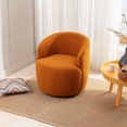 thumbnail image 2 of KOSSMAI Soft Upholstered Teddy Fabric Swivel Accent Chair For Living Room, Bedroom, Study Room, 2 of 5