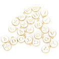 thumbnail image 2 of Bracelet Pendant, 0.4 X 0.2in 26 PCS Alloy Dripping Pendant  For Bracelet For Earring For Necklace For Keychain, 2 of 8
