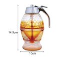 thumbnail image 4 of LOVEVER Distributeur de Miel Anti-Goutte - Distributeur de Sirop d'Érable - Beau Pot à Miel en Forme de Peigne - Pot à Miel avec Support Superbe Déco d'Abeille, 4 of 7