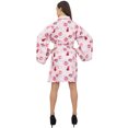 thumbnail image 4 of Bimba Kimono à Imprimé Floral pour Femmes en Popeline de Coton, Tenue de Nuit de Mariée, Couvre-Maillot - 10, 4 of 5