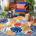 thumbnail image 1 of SAFAVIEH Cabana Kuzman Floral Outdoor Area Rug, 1 of 9
