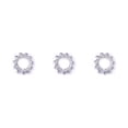 thumbnail image 1 of pitrice Nipples Rings Trendy Comfortable Convenient Piercings Decorative Accessories Pedant Jewelries for Dressing Silvering Light Blue 3Set, 1 of 6