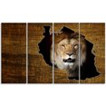 thumbnail image 2 of Tanzania Wildlife Map Design - Abstract Canvas Artwork, 2 of 3