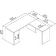 thumbnail image 3 of Echo L Shaped Desk in Pure White - Engineered Wood, 3 of 6