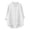 White, variant on Bwiyojiz Fashion Clothing Sizes S-XXL 60%Cotton,40%Linen Women's Tops, Tees & Blouses Summer V Neck Leisure Three-quarter Sleeve Solid, Gifts for Family, Blue, XL