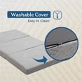 thumbnail image 2 of EGOHOME Matelas en Mousse Mémoire Tri-Pli de 4 Pouces, Lit d'Appoint Portable Format Double, 75 Pouces*54 Pouces*4 Pouces, 2 of 10