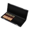 thumbnail image 1 of Peahefy Wooden + PU Leather Cover Reed Case Holder Storage Box for 10/12/20pcs Oboe Reeds, Oboe Accessory, Oboe Reed Case, 1 of 2