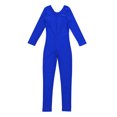 thumbnail image 3 of Manyakai Combinaison de Danse Ballet Manches Longues pour Filles, Bleu Royal m, 3 of 5