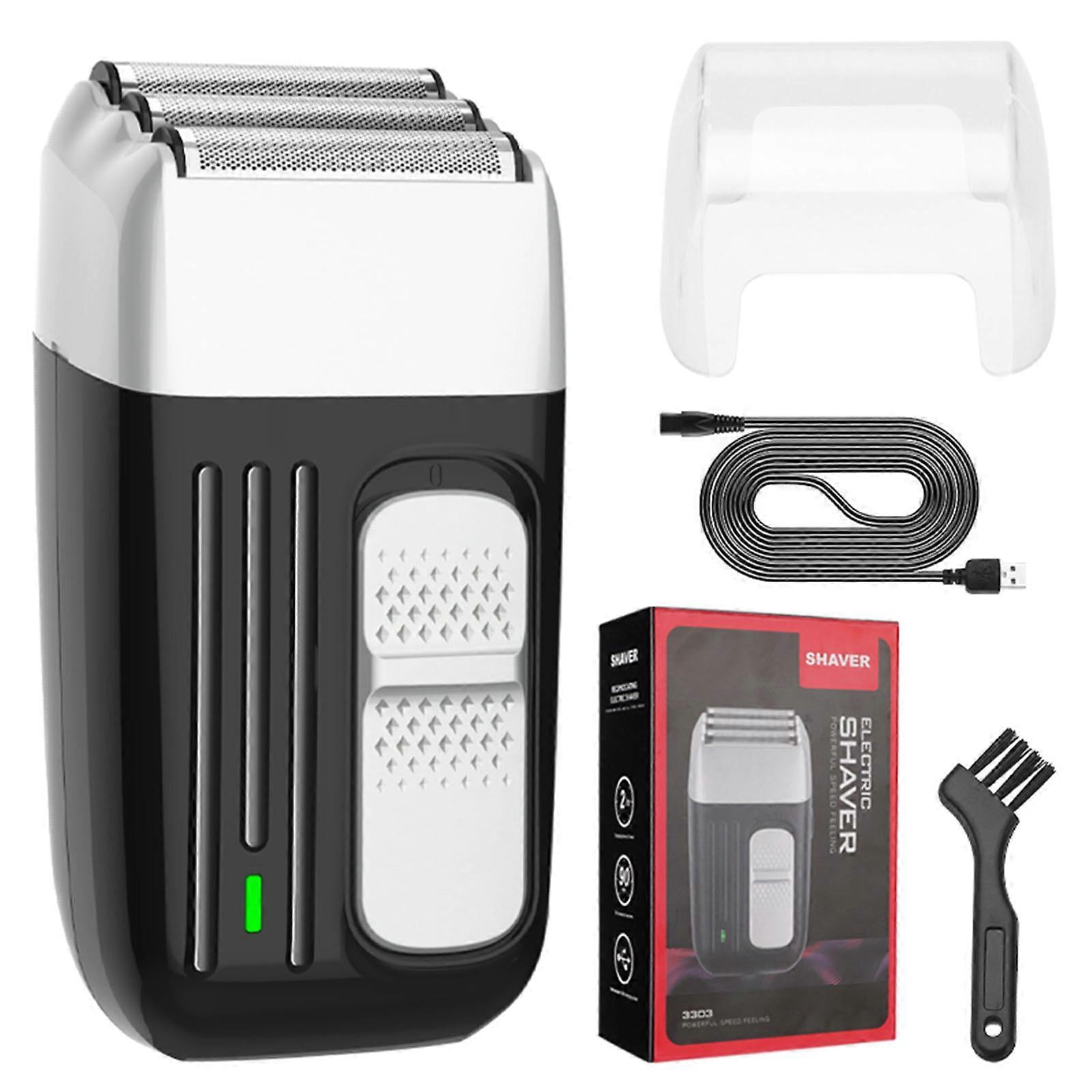 Rechargeable Hair Shaver compatible Men Electric Shaver Beard Electric compatible Razor Bald Head Fades Shaving Machine Grooming Tool_Perfect Gift
