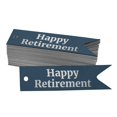 thumbnail image 1 of Inkdotpot Silver Foil Paper Hang Tags Happy Retirement Favor Tags 50 Pieces, 1 of 1