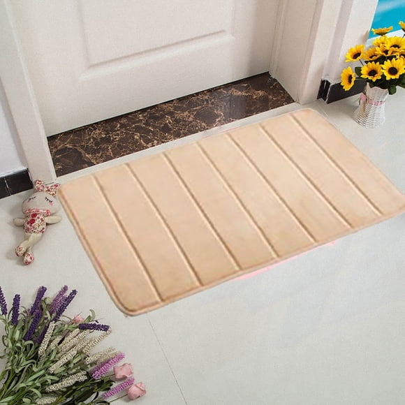 Bovemsi Clearance Memory Foam Bath Mat Bathroom Rugs Toilet Soft Non Slip Mat Bathroom Bedroom Floor Shower Rug Decor Comfortable Water Absorbent Machine Washable Easier To Dry Floor Rug Mats