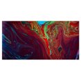 thumbnail image 2 of Peinture Acrylique Abstraite Rouge Foncé - Art Abstrait sur Toile, 2 of 3