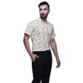 thumbnail image 2 of BESTMAN Chemise Décontractée pour Homme à Manches Courtes, Coupe Ajustée, en Coton, à Boutons, 2 of 5