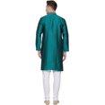 thumbnail image 3 of Kurta Pyjama pour Homme Vêtements Inde Mariage Fête (Vert, G), 3 of 5