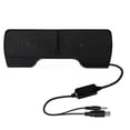 thumbnail image 3 of Xinxinyy Portable Mini USB Stereo Speaker Clip-on for Laptop, Black, 3 of 8