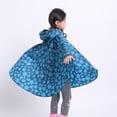 thumbnail image 5 of MIASHUI Poncho de Pluie pour Enfants Réutilisable Imperméable pour Tout-Petits Veste de Pluie, Bleu, 8-9 Ans, 5 of 5