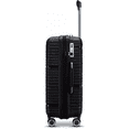 thumbnail image 2 of TRAVLR 100% PP Break Resistant Lightweight Expandable 20"  Cabin Luggage Trolley-Black, 2 of 7