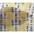 thumbnail image 4 of oneOone Viscose Chiffon Fabric Stripe|Diamond & Triangle Geometric Printed Fabric 1 Yard 42 Inch Wide, 4 of 4