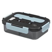 Bigersell Divided Food Storage Containers Clearance Portable Plastic Containers with Lids for Food Rectangular Shape Dishwasher Safe Plastic Lunch Containers for Adults Plastic Food Containers