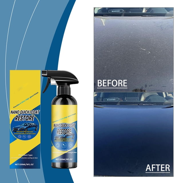 Automotive Coating Spray, 120ml, Professional Car Paint Protection and Mirror Finish, Long-Lasting Car Coating Spray for Vehicle Maintenance and Auto Detailing