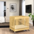 thumbnail image 2 of Foundations Boutique Compact Folding Mini Crib, Natural, 2 of 7