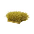 thumbnail image 1 of HLONK 1 Yard Dyed Ostrich Feather Fringe Trim Ribbon Embellishment Cream, 1 of 8