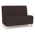 thumbnail image 1 of Lesro Ravenna Reception Armless Loveseat in Brown, 1 of 5