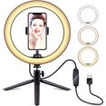 thumbnail image 1 of LED Selfie Ring Light Makeup Ring Light with Tripod Stand&Phone Holder, 1 of 9