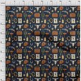 thumbnail image 4 of oneOone Tissu Polyester Spandex Bleu Sarcelle Tissu pour Robe de Cowboy Tissu Imprimé au Mètre 56 Pouces de Large, 4 of 5
