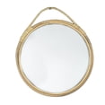thumbnail image 4 of yuksok Country Round Mirror Bathroom Vanity Mirror Rustic Wall Mirror Wall Mirror, 4 of 9