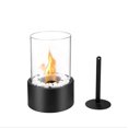 thumbnail image 1 of Bioethanol Tabletop Fireplace Bio Ethanol Table Top Fire Round Copper black, 1 of 5