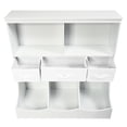 thumbnail image 4 of Costway Freestanding Combo Shelf Cubby BinW/3 Baskets White, 4 of 10