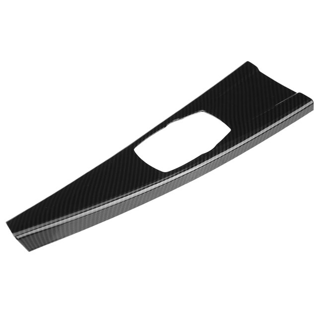 Multimedia Panel Cover, Carbon Fiber Style Delicate Self-adhesive Cover, For Left-hand Driving For 3 Series F30 F34 4 Series F33 F36