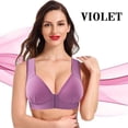 thumbnail image 1 of Qertyioot Women Plus Size Bras Seamless Comfortable Yoga Wireless Underwear, 1 of 9