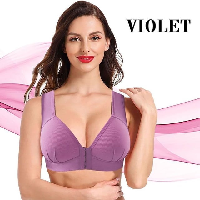 Qertyioot Women Plus Size Bras Seamless Comfortable Yoga Wireless Underwear