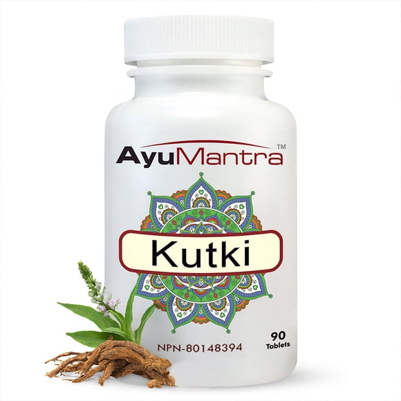 AyuMantra Kutki Tablets (Picrorhiza Kurroa) Liver Support Herbal 90 Tabs