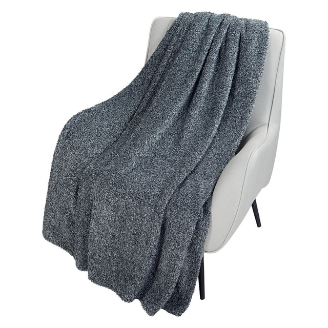 HOMETRENDS Melange Plush Blanket