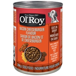 Ol' Roy Bacon and Cheeseburger Flavour Wet Dog Food