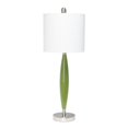 thumbnail image 1 of Lalia Home Stylus Table Lamp with White Fabric Shade&amp;#44; Green, 1 of 5